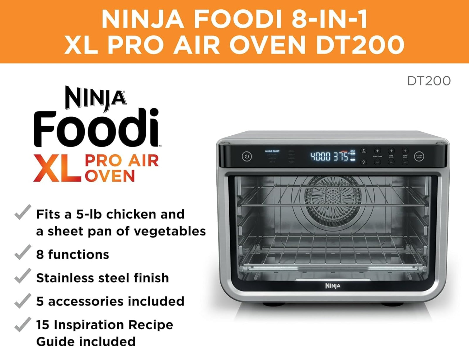 Horno de convección Open Box Ninja