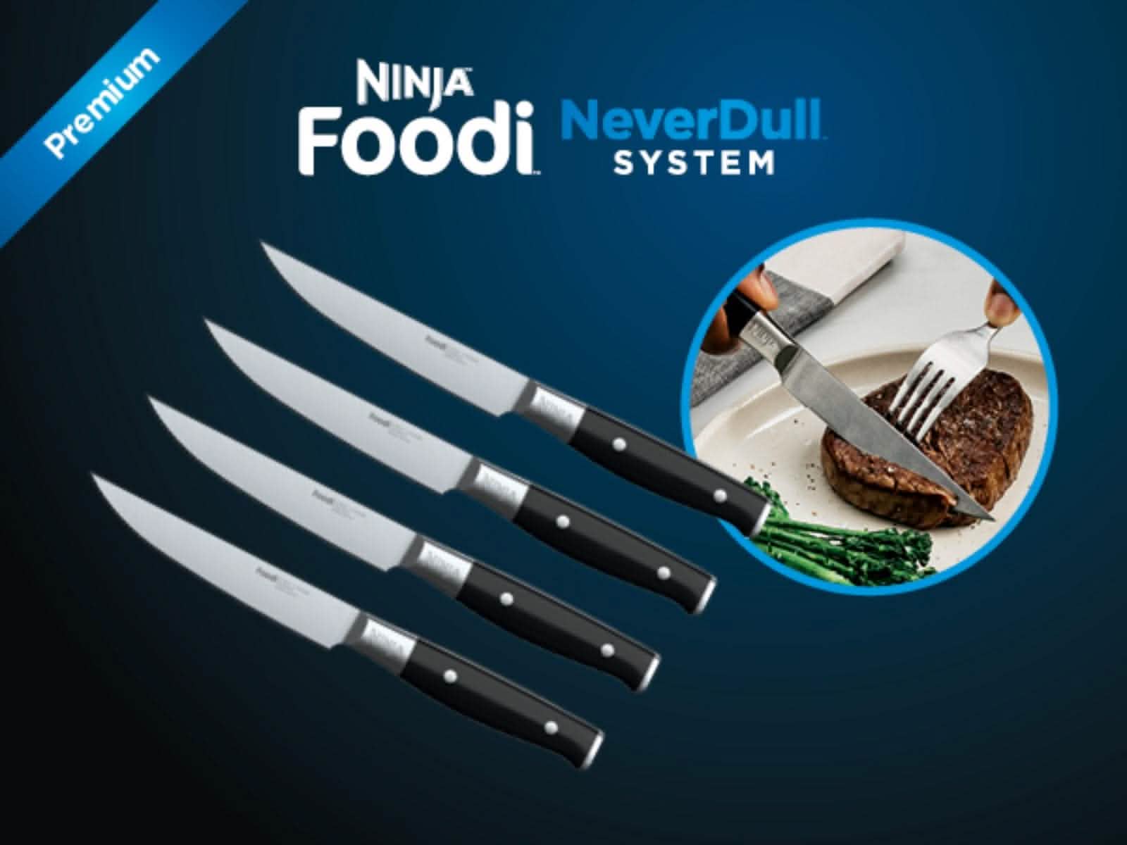 Juego de Cuchillos Para Carne Ninja Foodi Premium 6p