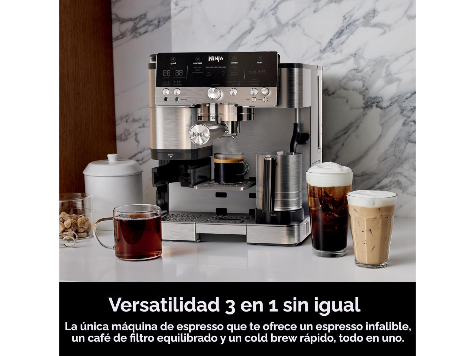 Maquina de Cafe con Molino Ninja