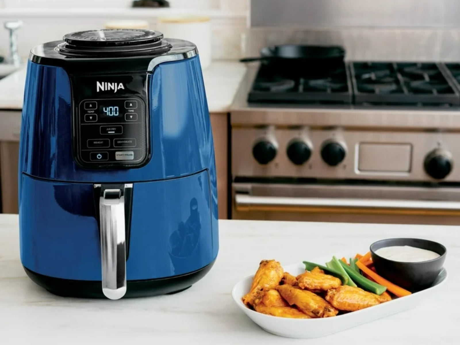 Freidora De Aire 4 Litros Open Box Ninja #Color_Azul