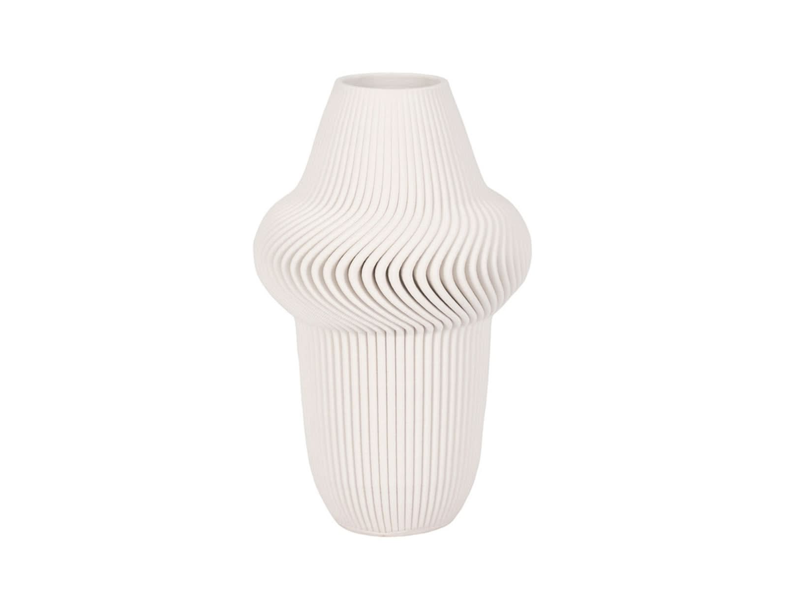 Florero Antilles Porcelana 36Cm Beige