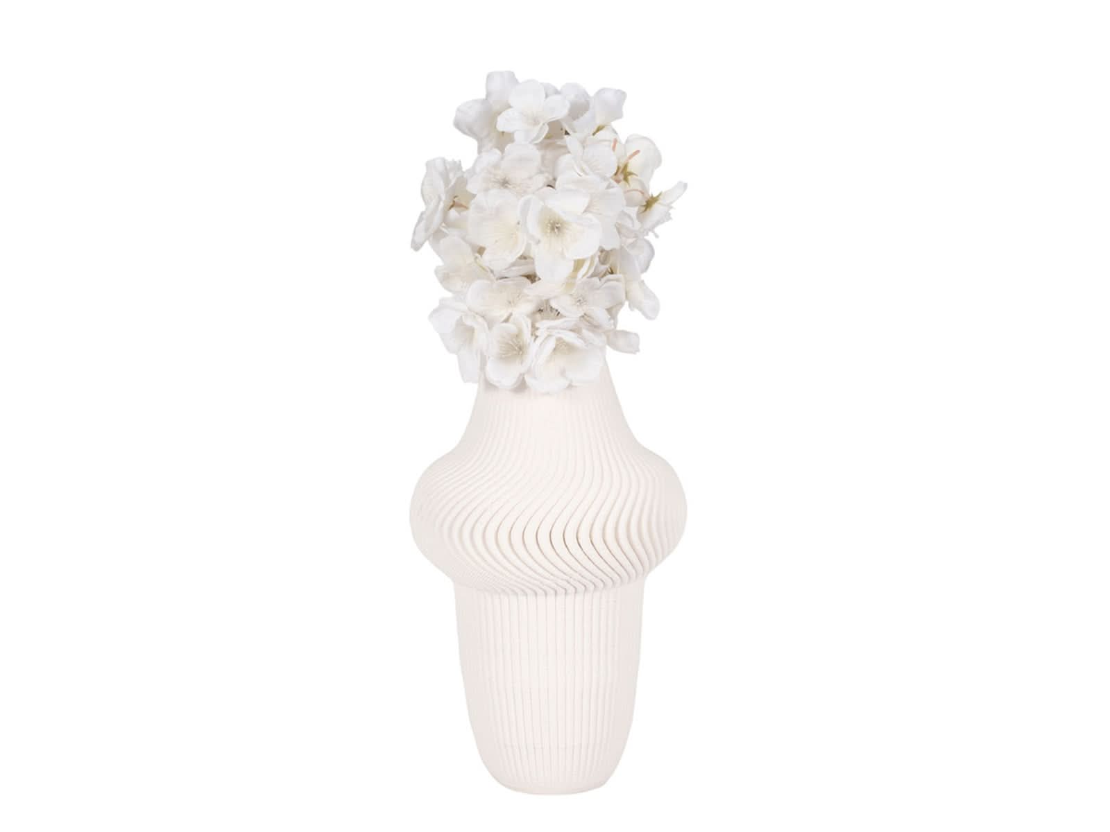 Florero Antilles Porcelana 25Cm Beige