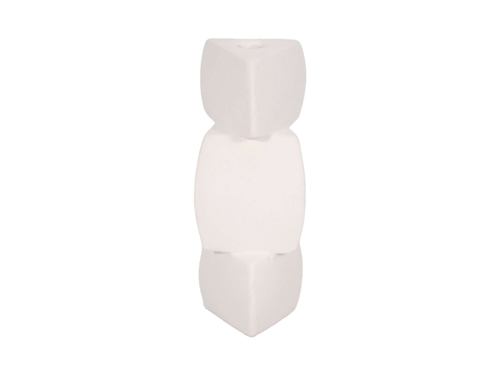 Candelabro Blanco Arena Glaze