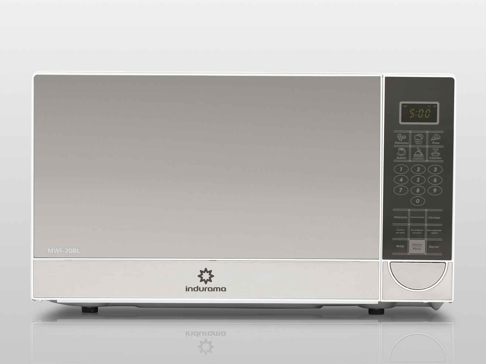 Microondas 20L Blanco MWI-20BL Indurama