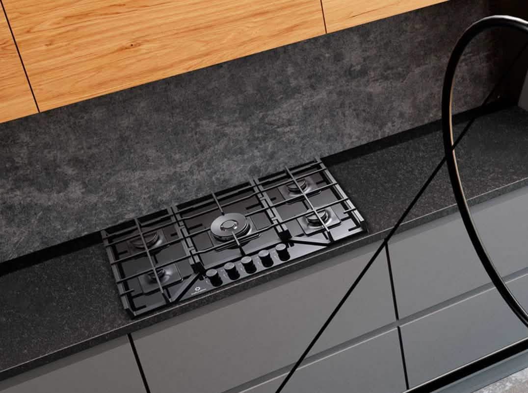 Encimera a Gas 5 quemadores Indurama