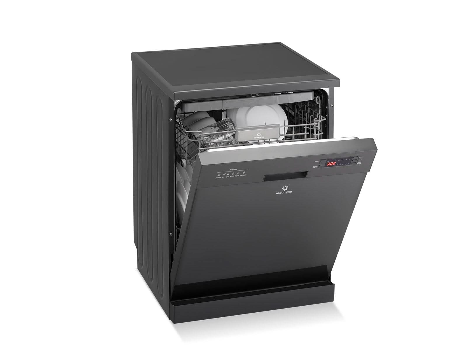 Lavavajillas 14 Sets Negro Indurama