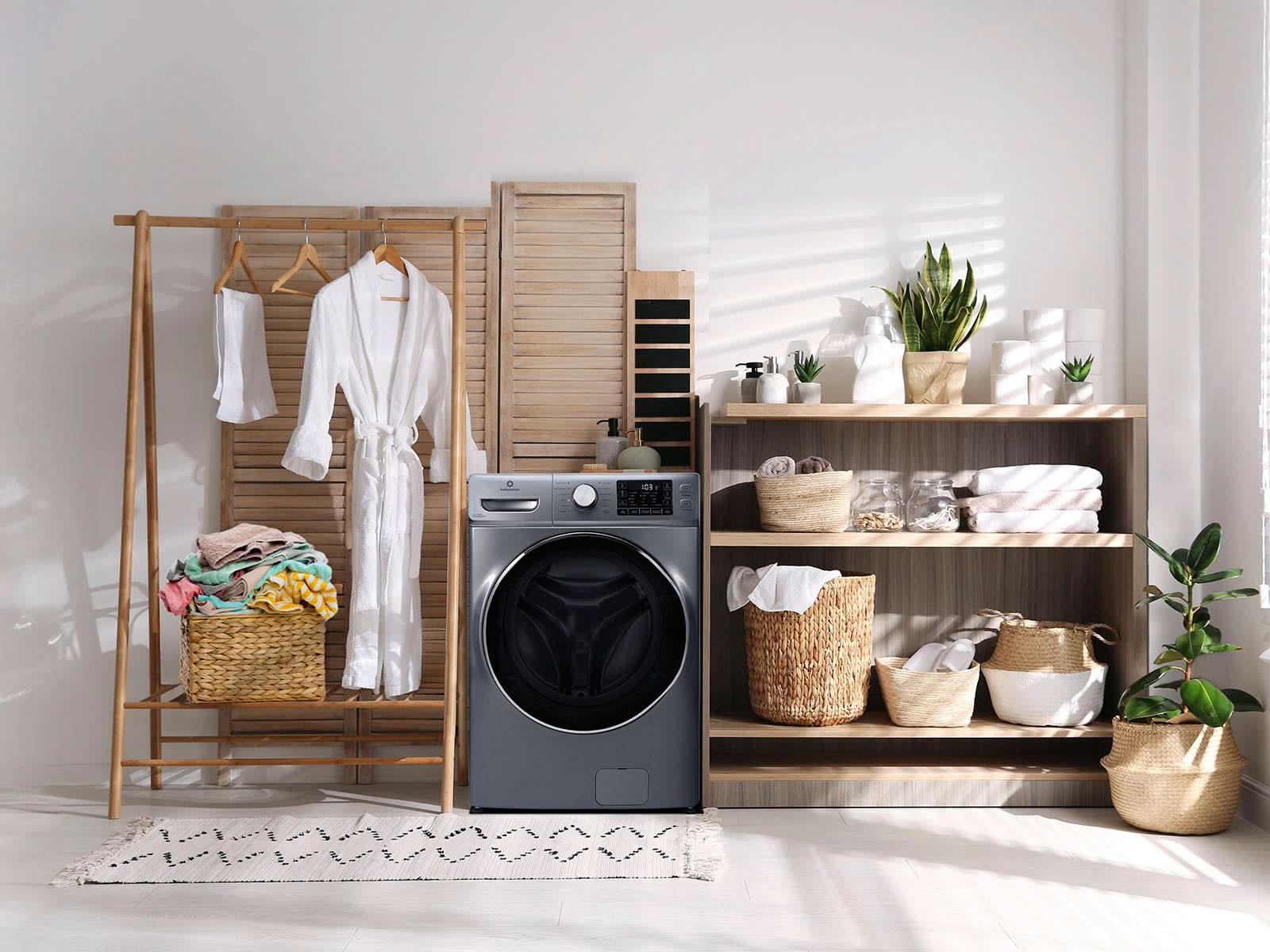 Lavadora Automática Carga Frontal Indurama