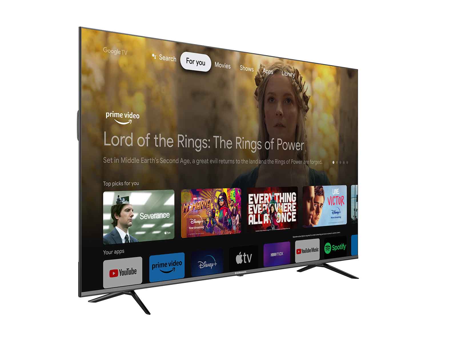 Televisor 86" QLED Google TV Indurama