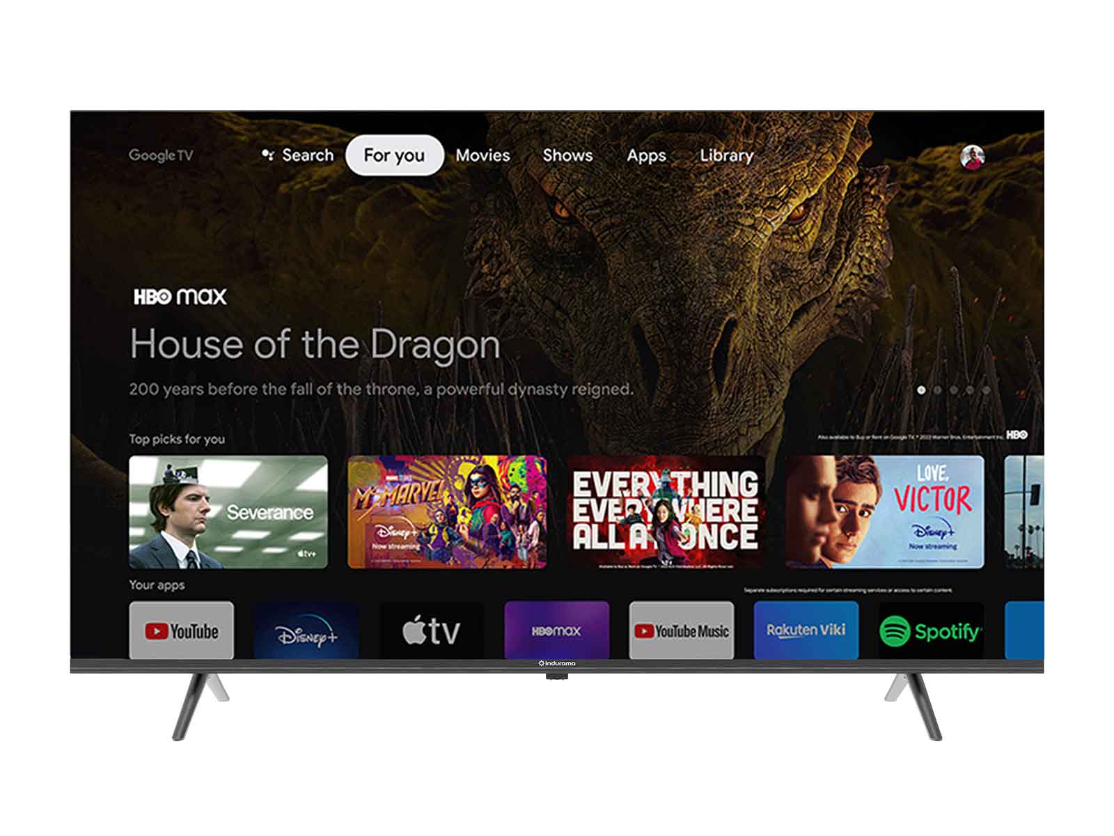 Televisor 50" Google Tv Indurama