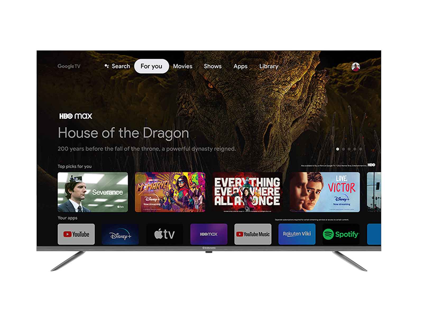 Televisor 58" Google Tv Indurama