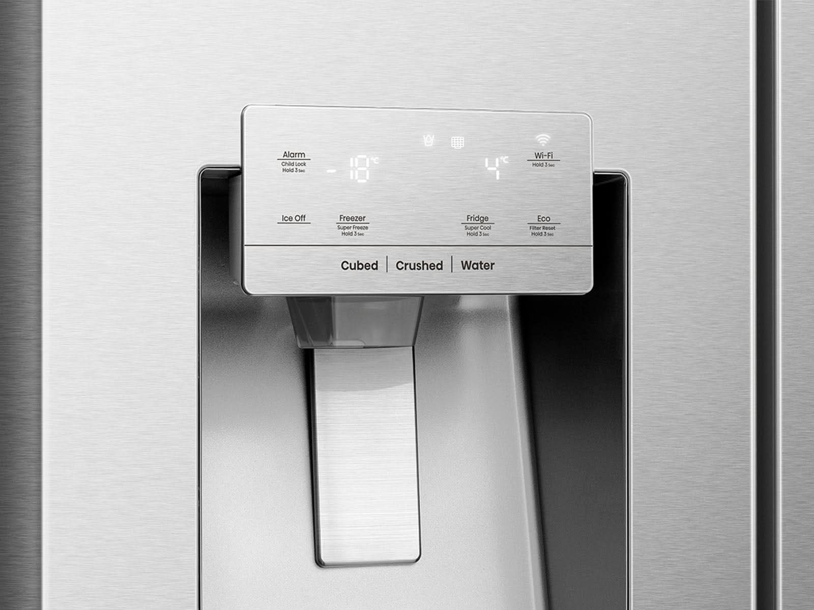 Refrigeradora Side By Side Cromo RI-790 Indurama