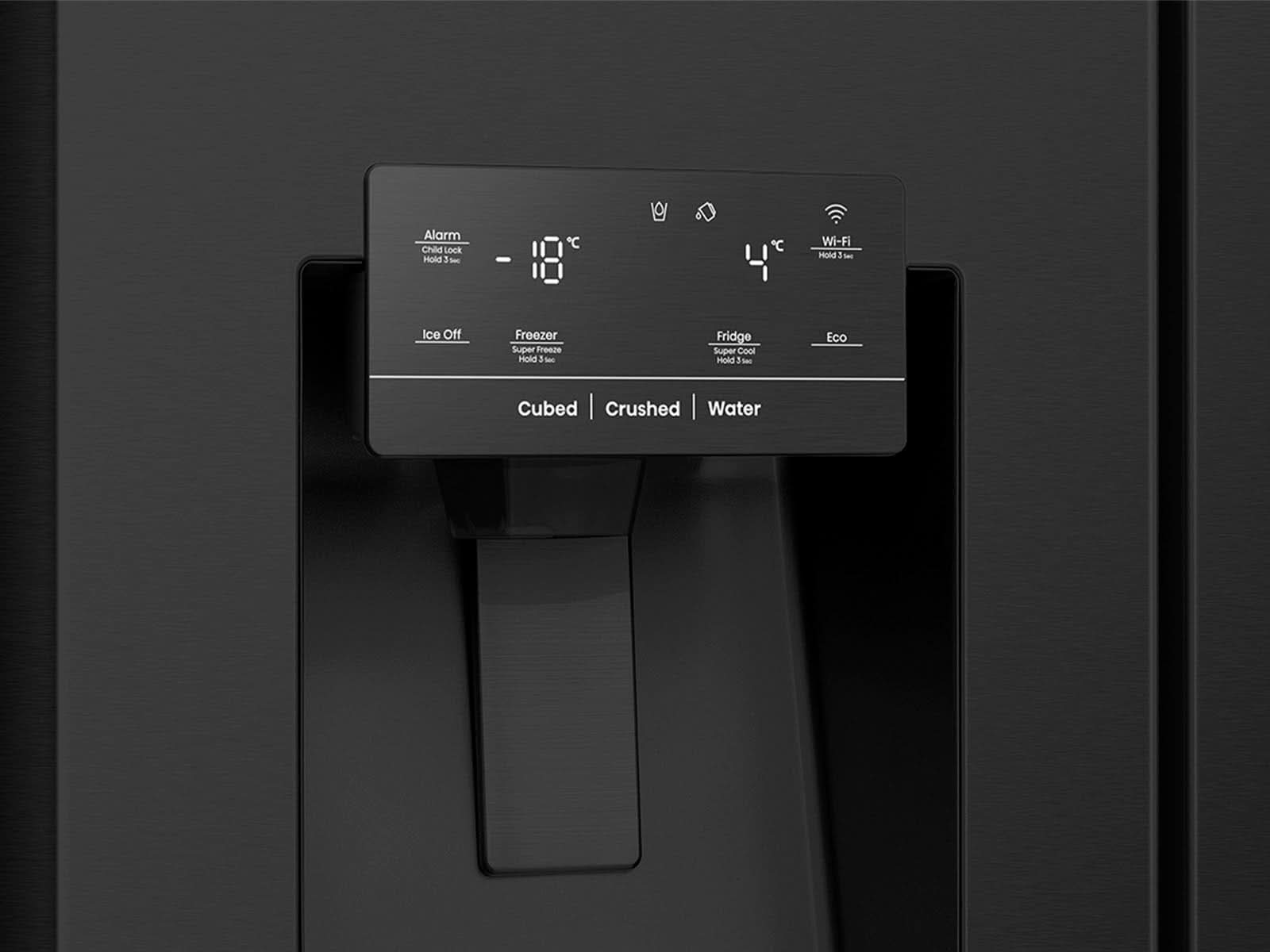 Refrigeradora Side By Side Negro RI-790 Indurama