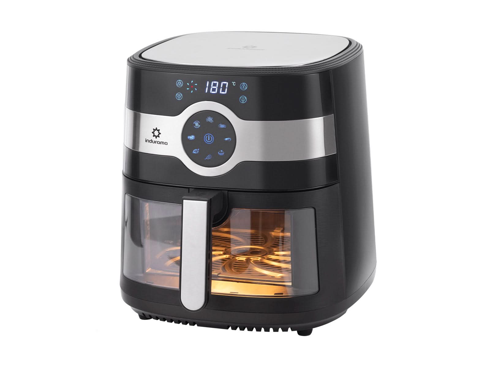 Air Fryer 8 Litros Negra Indurama