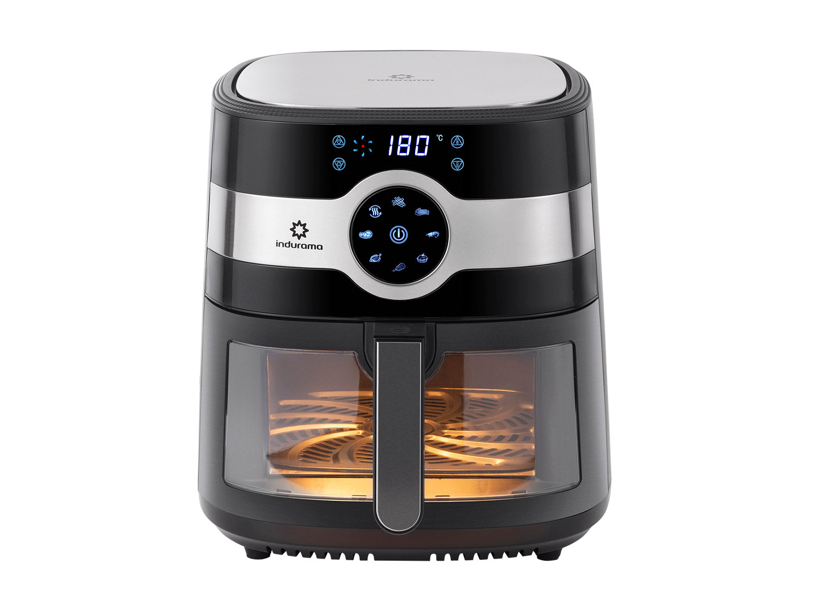 Air Fryer 8 Litros Negra Indurama