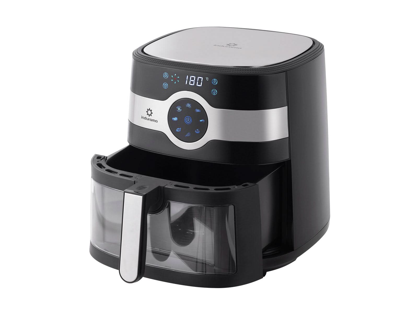 Air Fryer 8 Litros Negra Indurama