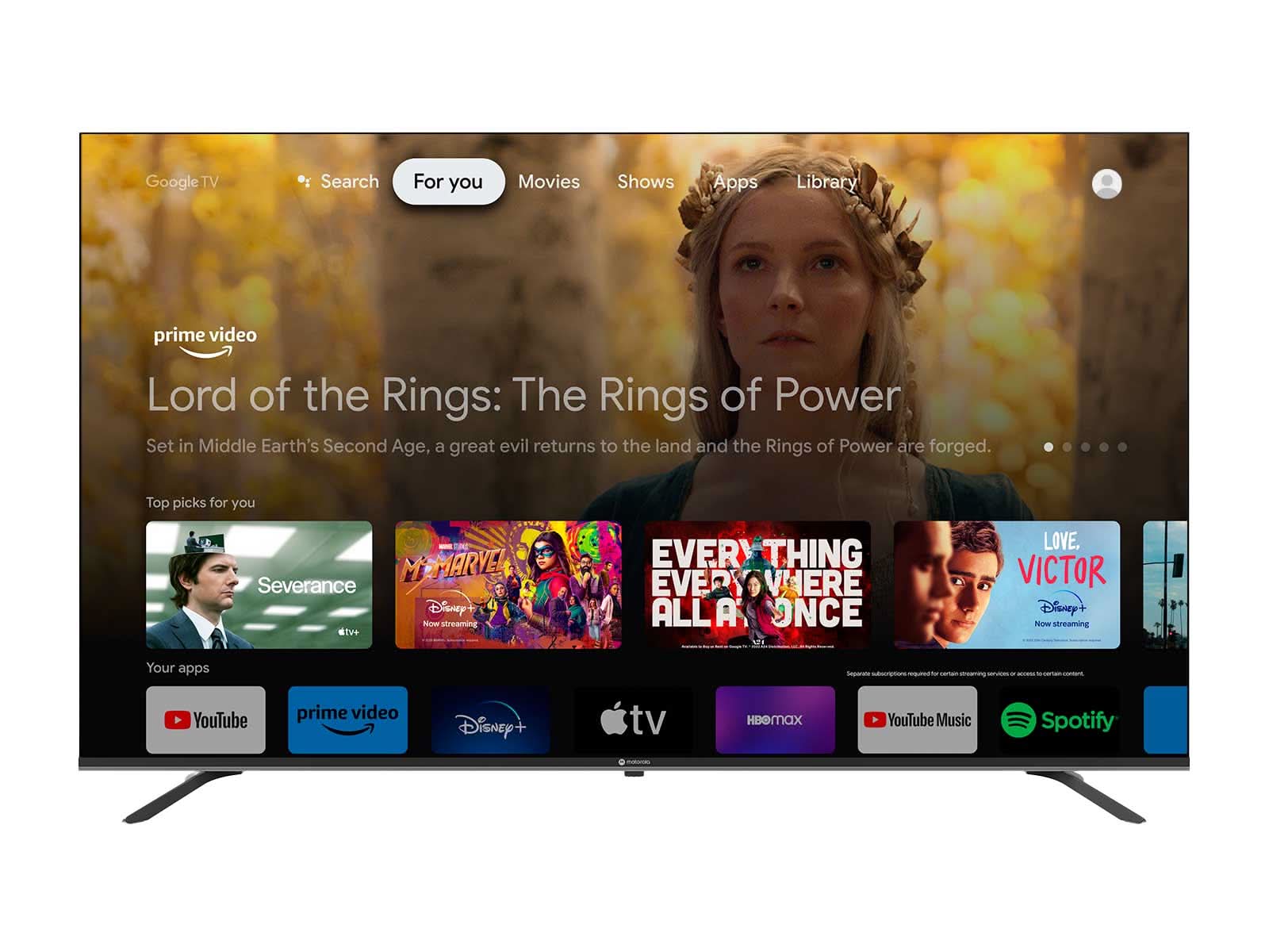 Televisor Motorola 50TMKUHD Google TV Indurama