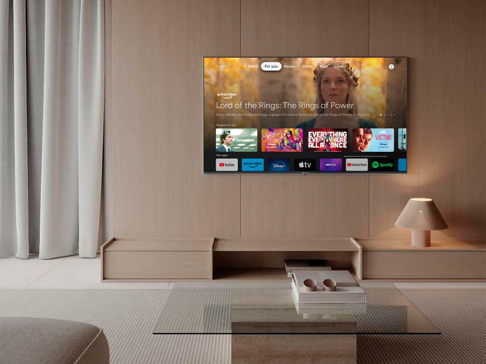 Televisor Motorola 65TMKQLED Google TV Indurama