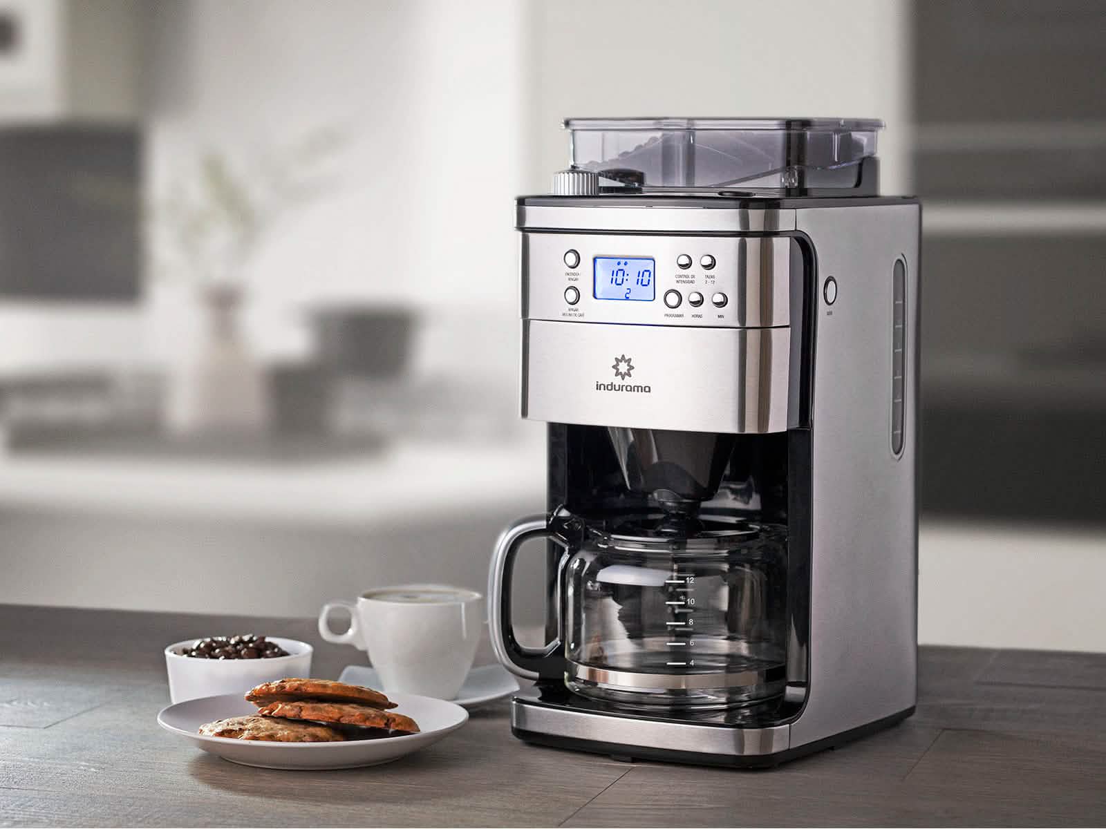 Cafetera Con Molino Indurama