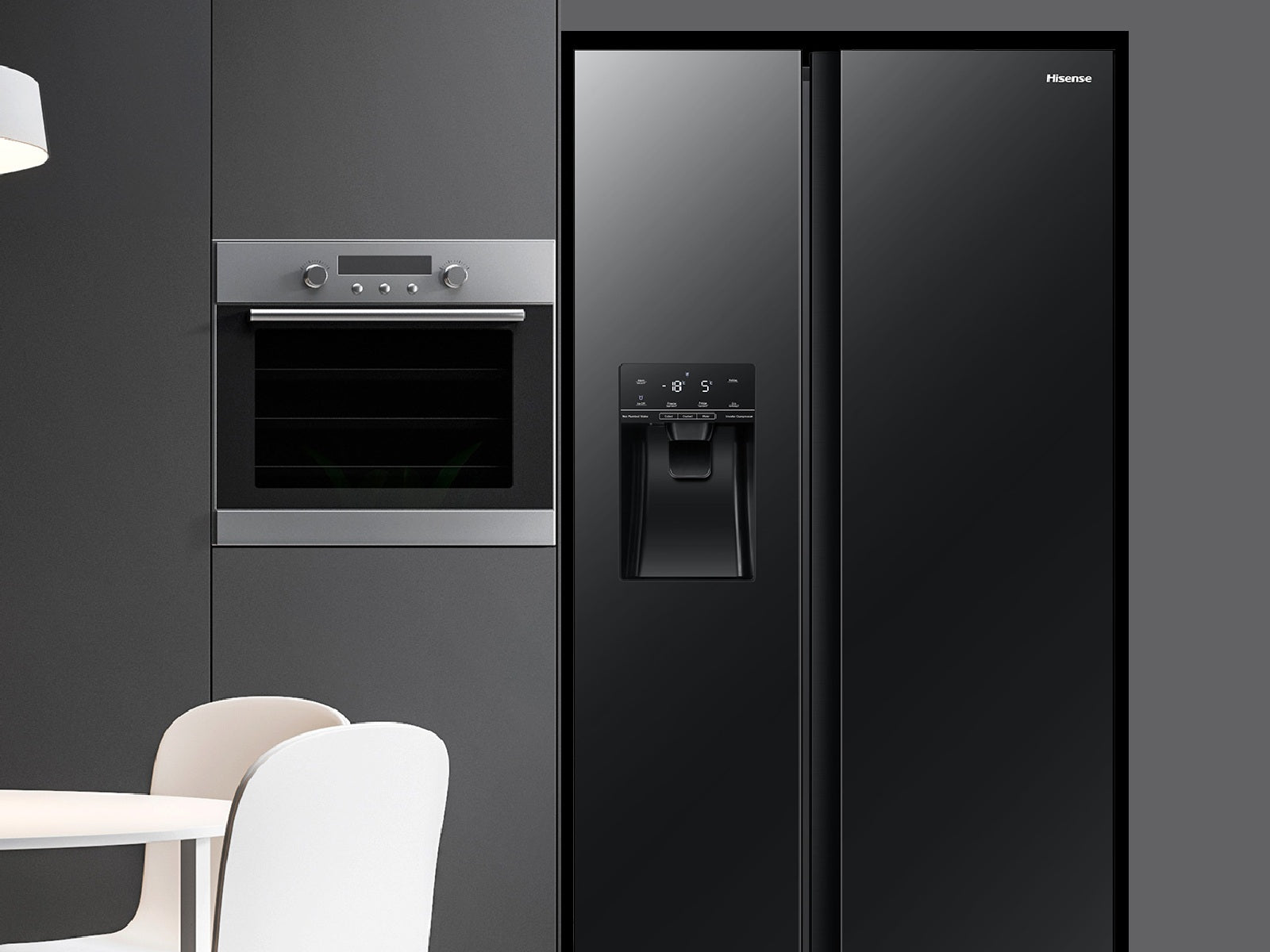 Refriegeradora Side By Side Hisense