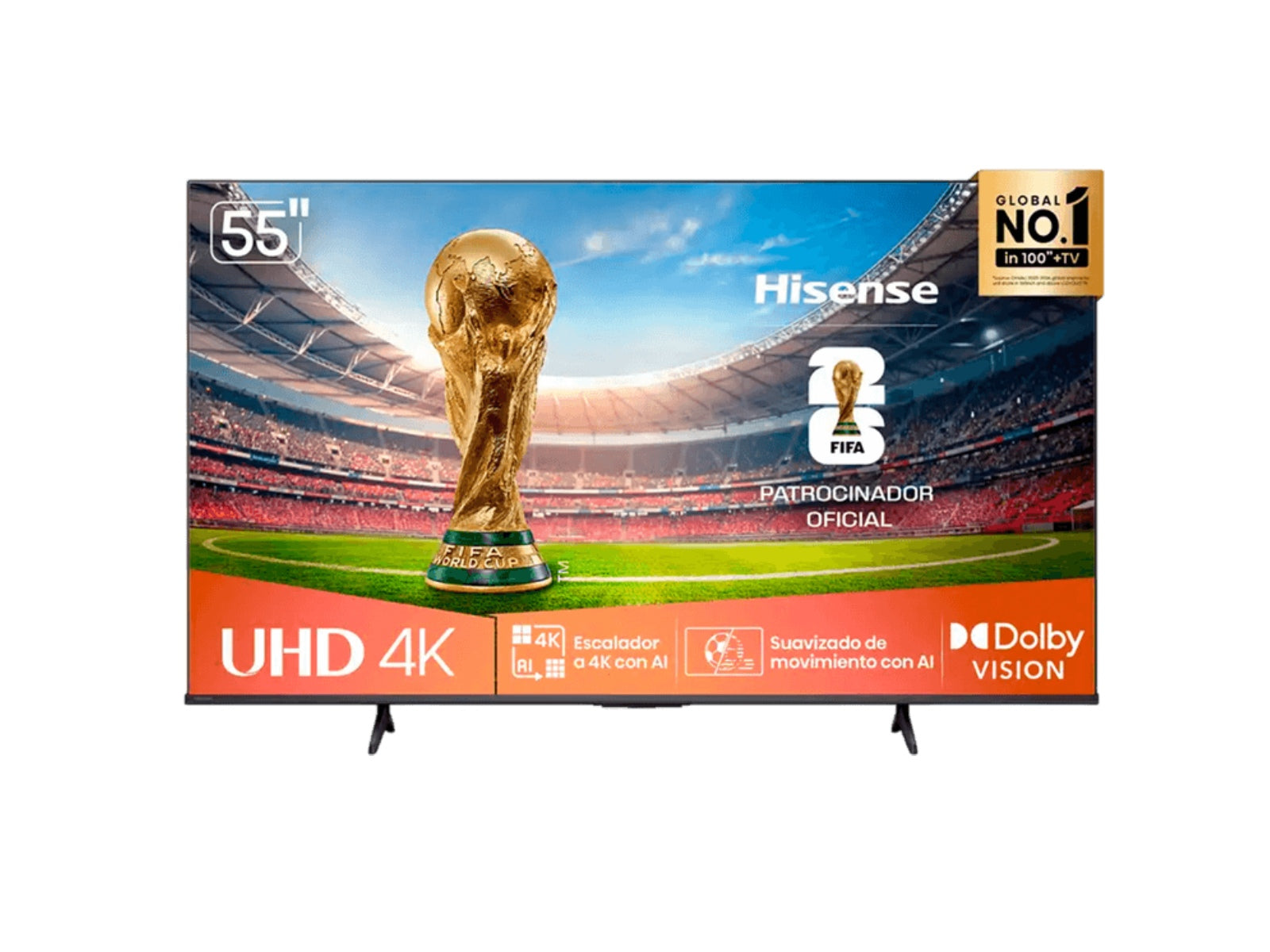 TV 55" UHD 4K Hisense