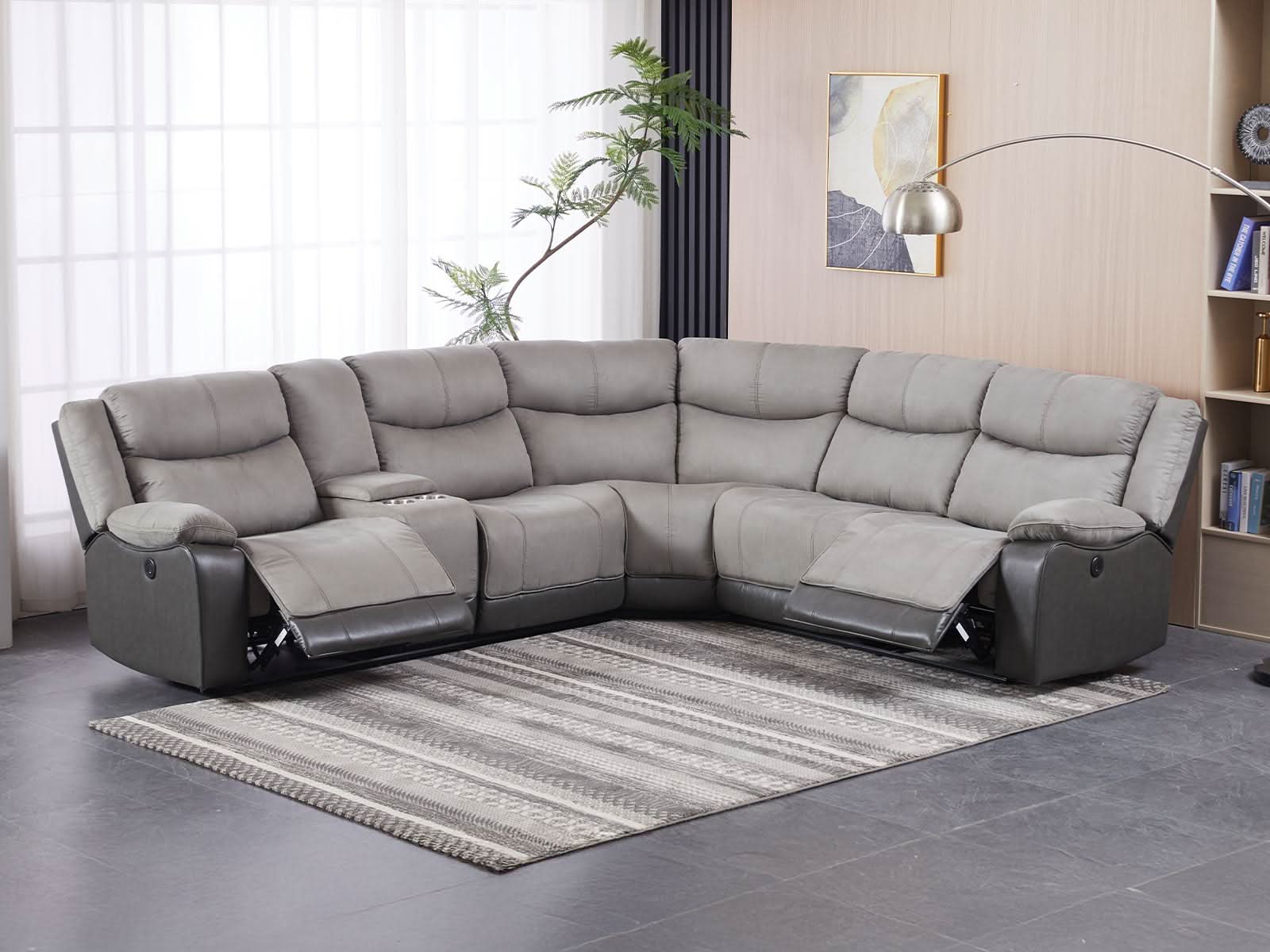 Sala Audrey Power Modular #Color_LightGrey-Gris