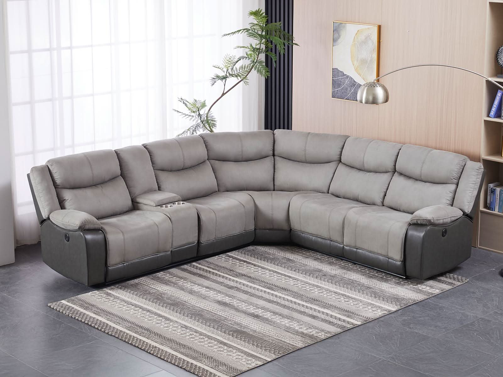 Sala Audrey Power Modular #Color_LightGrey-Gris