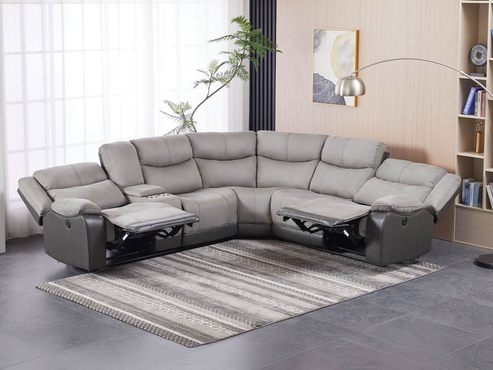 Sala Audrey Power Modular #Color_LightGrey-Gris