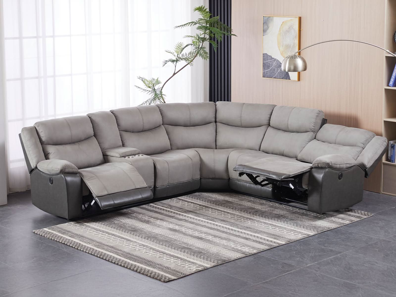 Sala Audrey Power Modular #Color_LightGrey-Gris