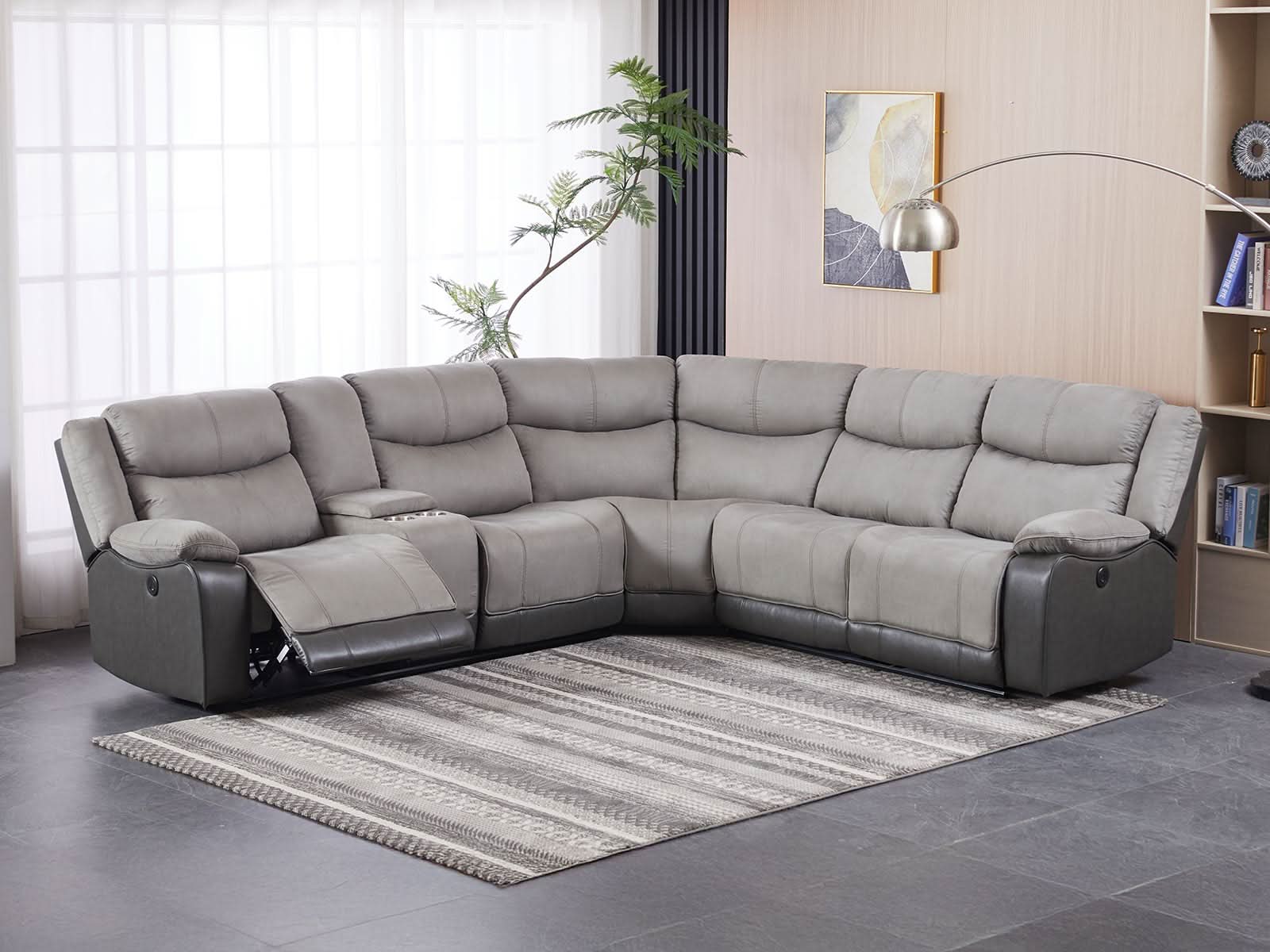 Sala Audrey Power Modular #Color_LightGrey-Gris