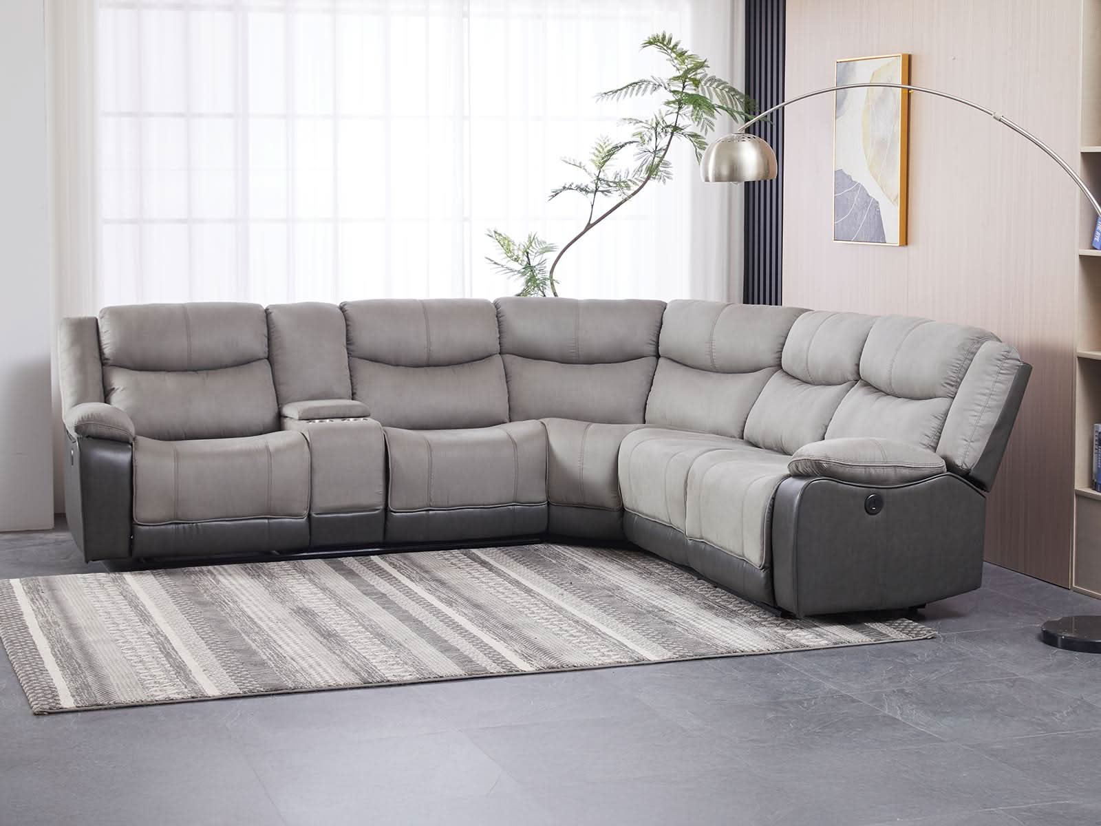 Sala Audrey Power Modular #Color_LightGrey-Gris