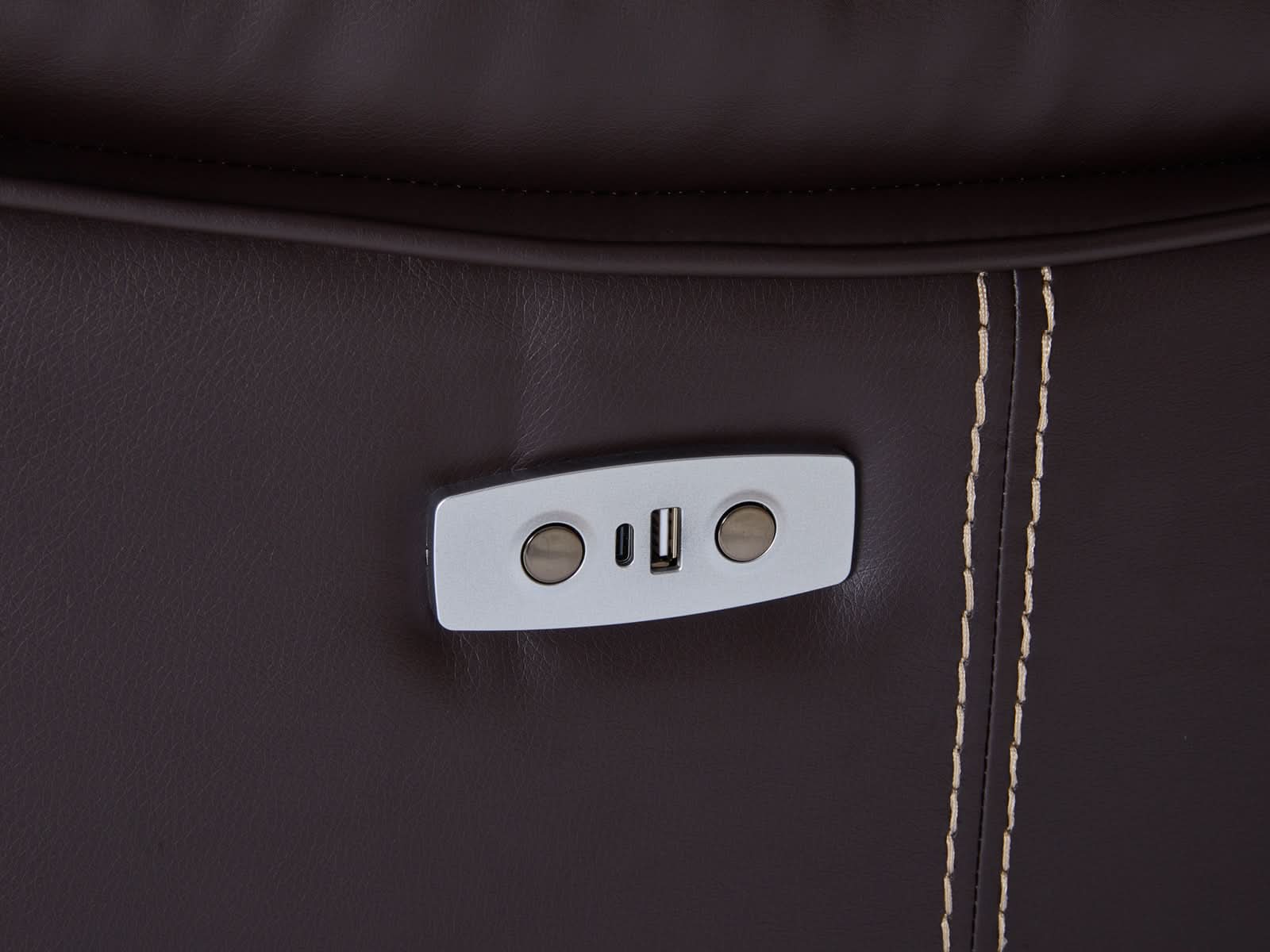 Loveseat Power Recliner Kimberly #Color_Brown"PM103-4"