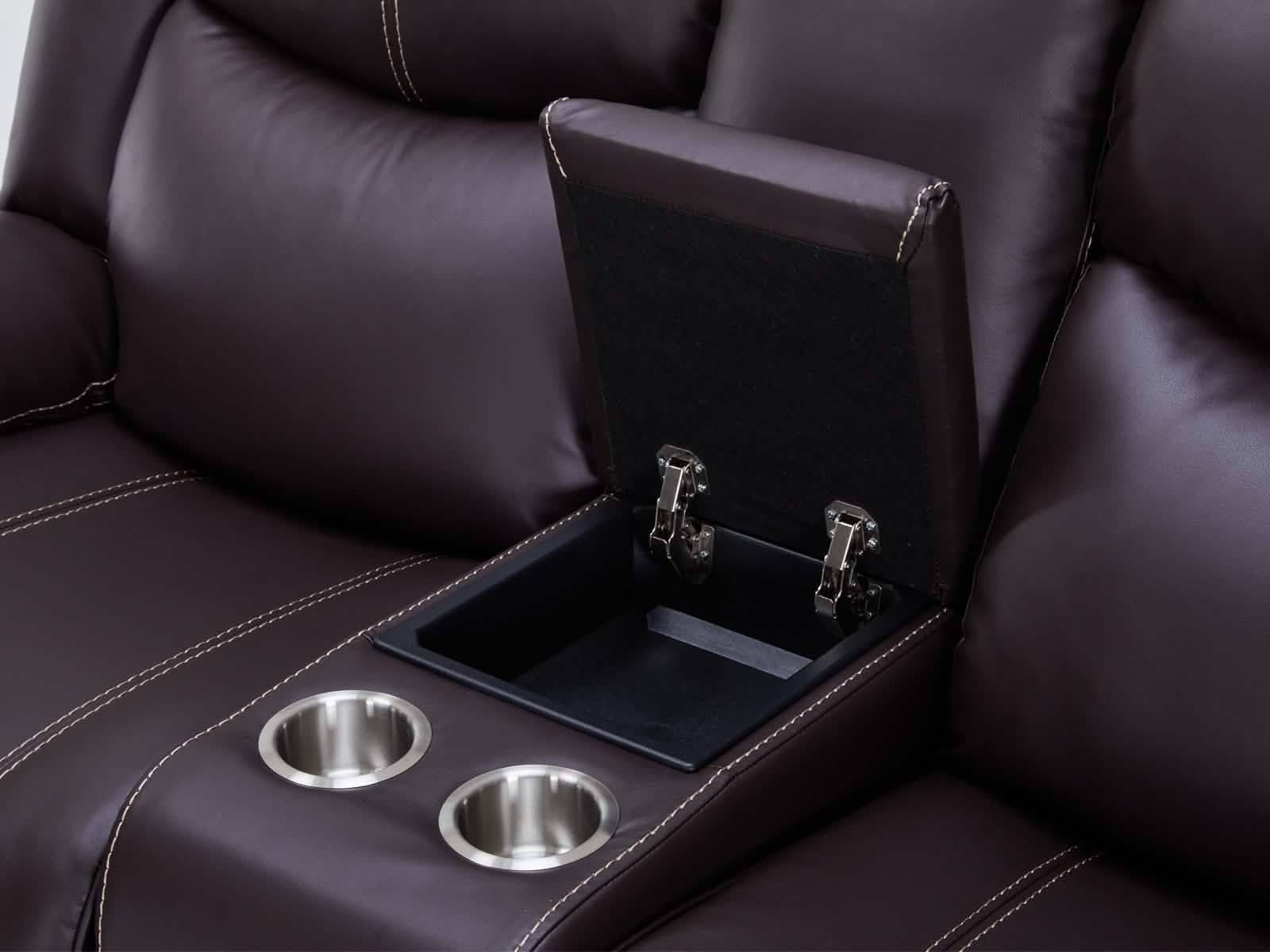 Loveseat Power Recliner Kimberly #Color_Brown"PM103-4"