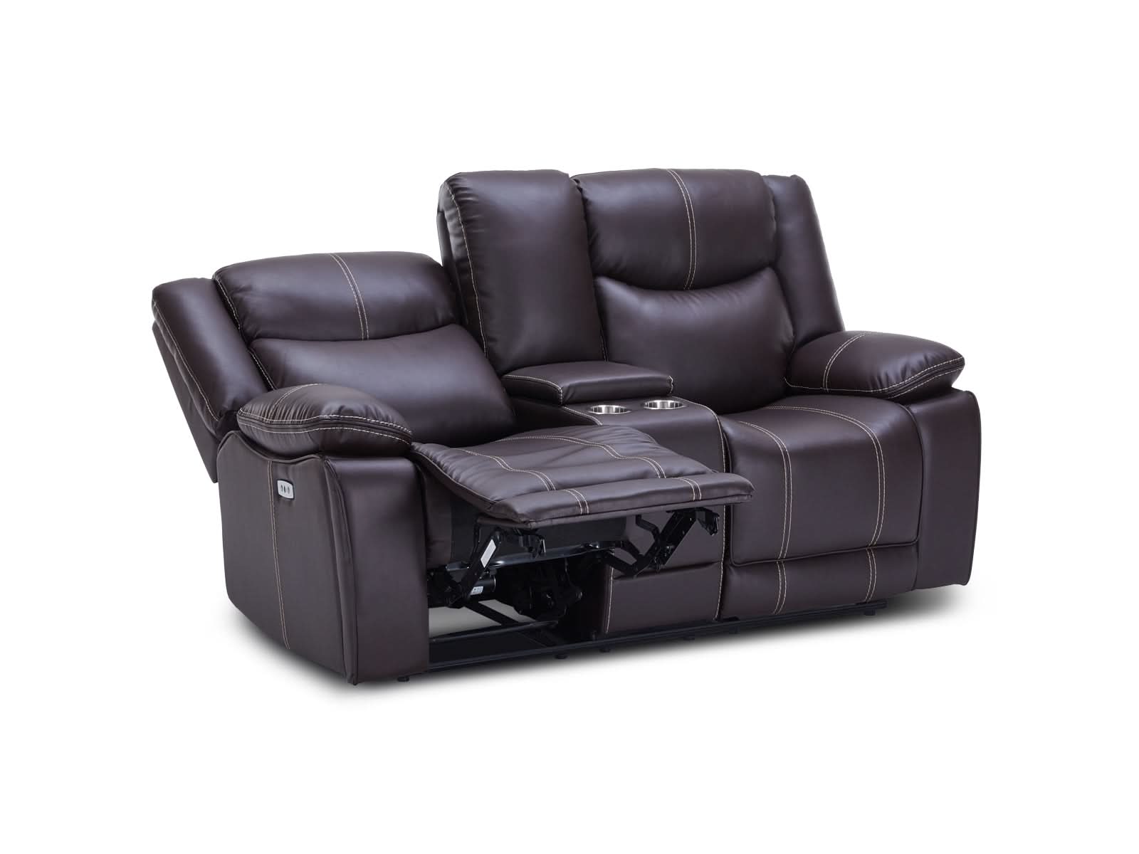 Loveseat Power Recliner Kimberly #Color_Brown"PM103-4"