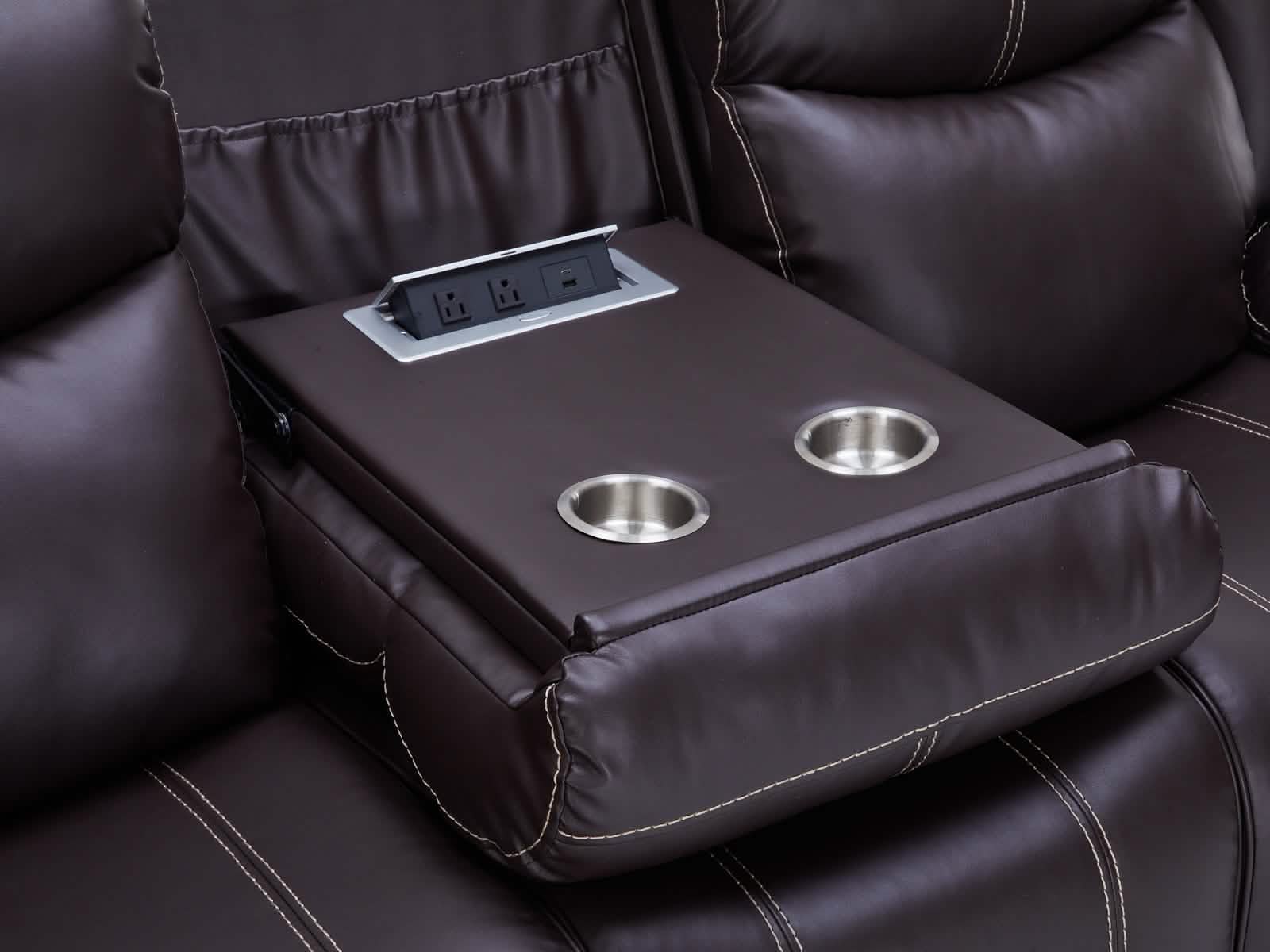 Sofa Power Recliner Kimberly #Color_Brown"PM103-3"