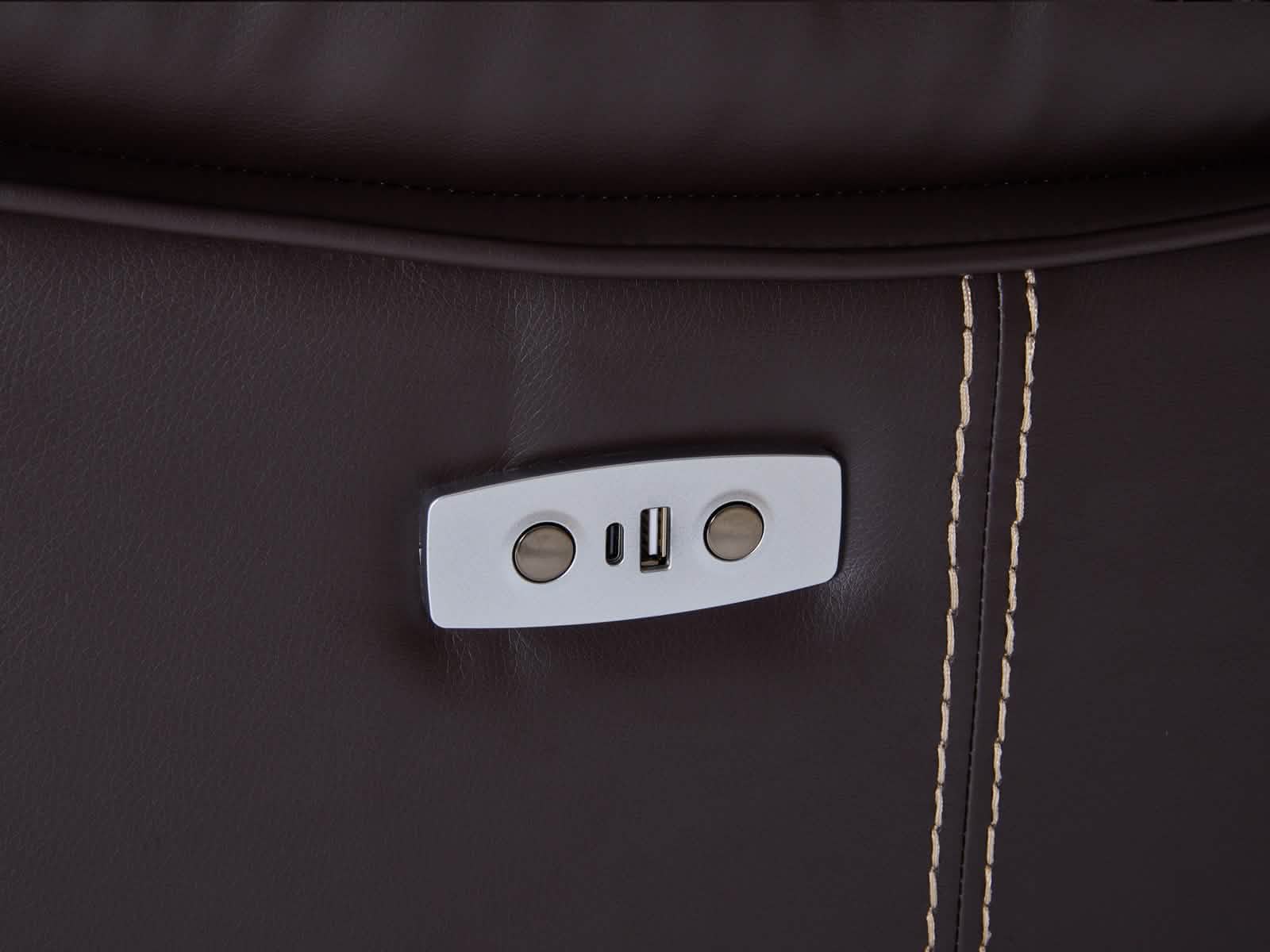 Sofa Power Recliner Kimberly #Color_Brown"PM103-3"