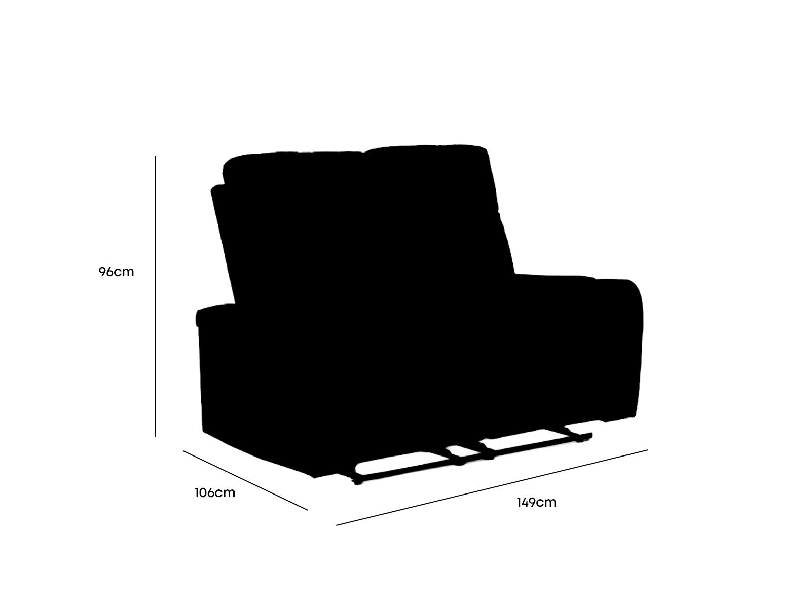 Loveseat Bradford Recliner Storage