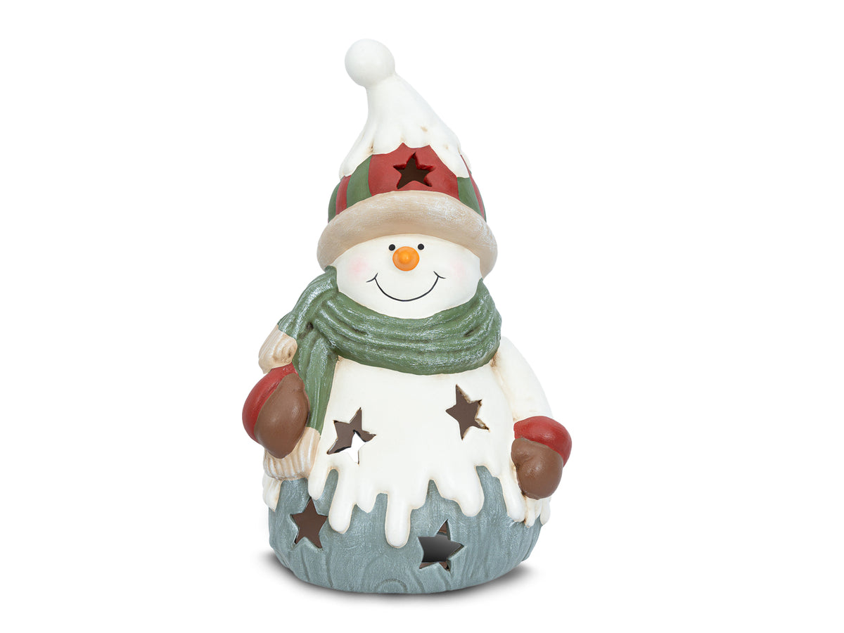 Linterna Muñeco de Nieve Navidad