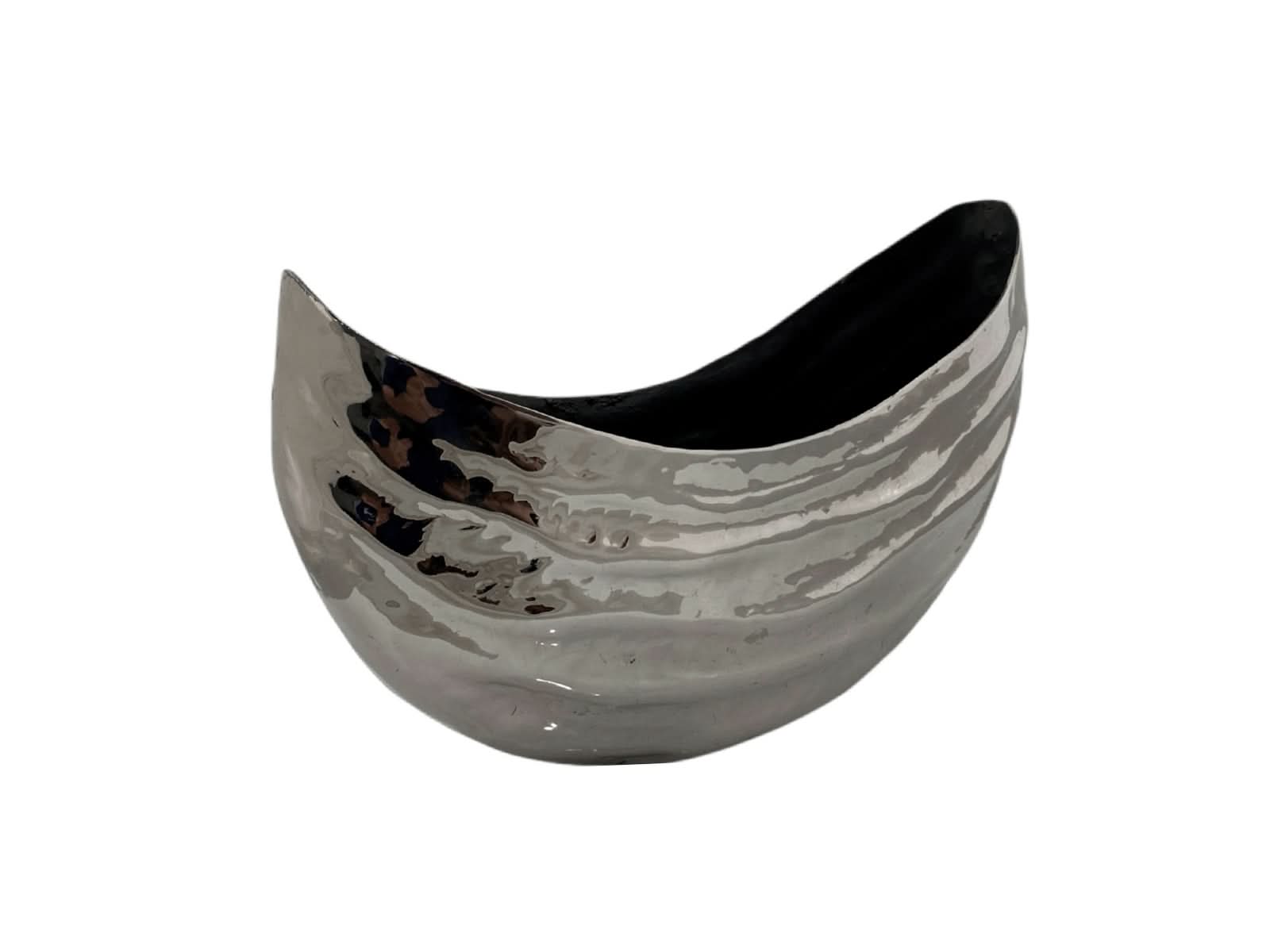 Florero 30X23 Cm Plata