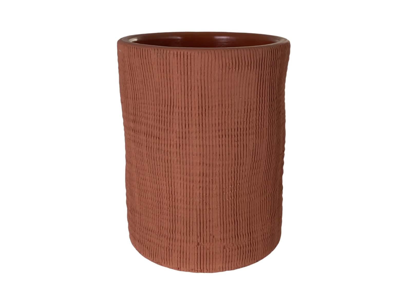 Maceta Cemento Naranja