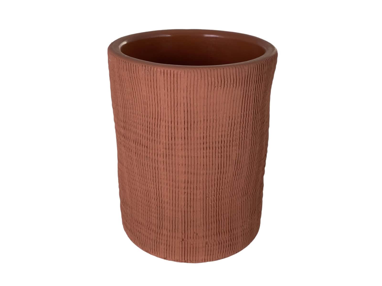 Maceta Cemento Naranja