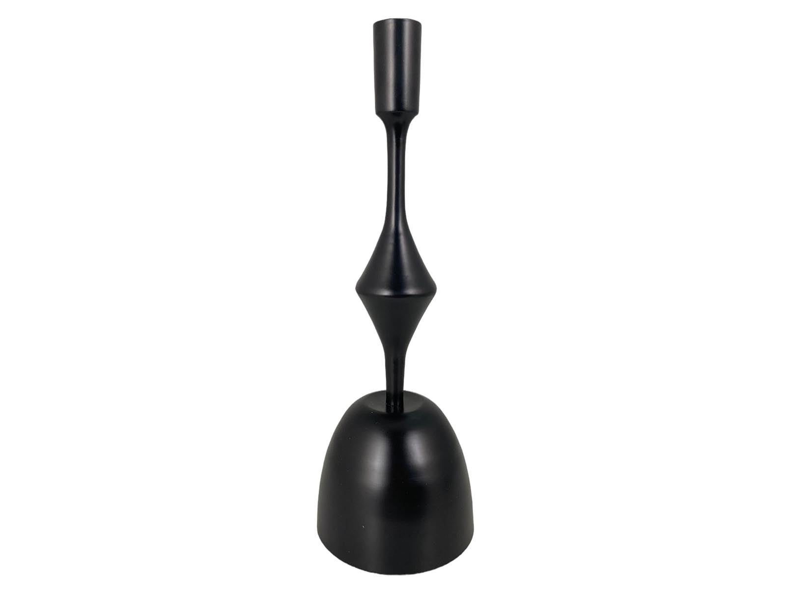 Candelabro Aluminio 37Cm Negro