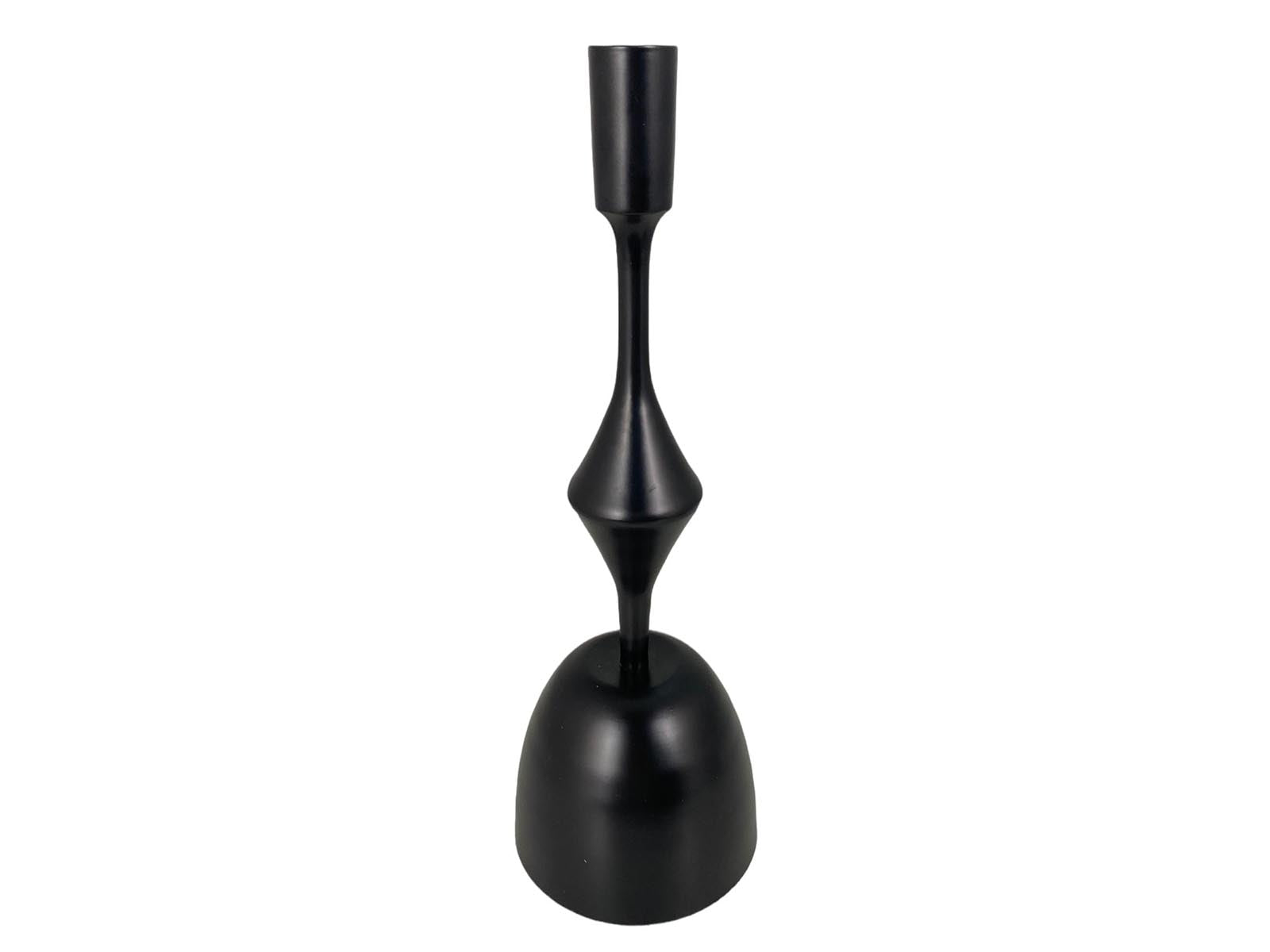 Candelabro Aluminio 37Cm Negro