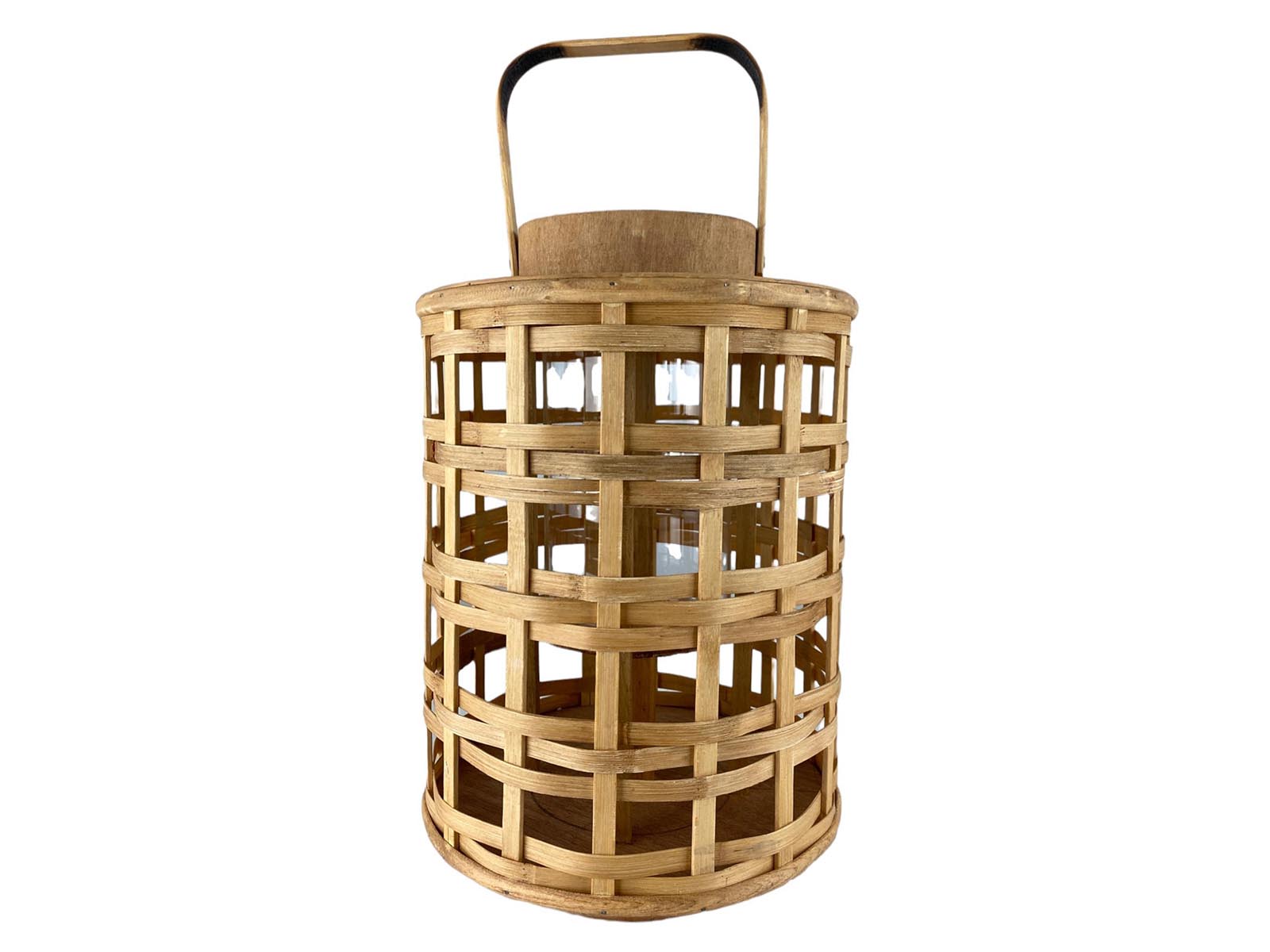 Candelabro Madera 32Cm Café