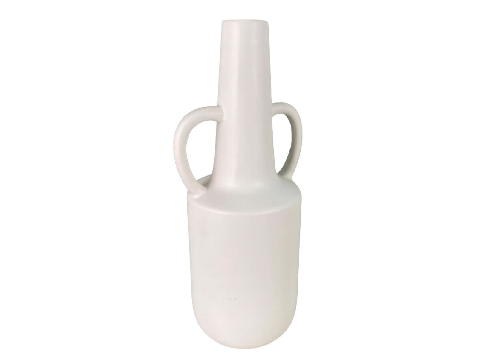 Florero Dolomita 32Cm Blanco