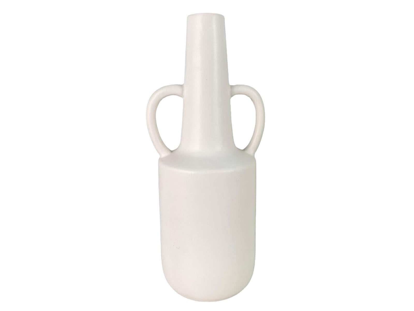 Florero Dolomita 32Cm Blanco