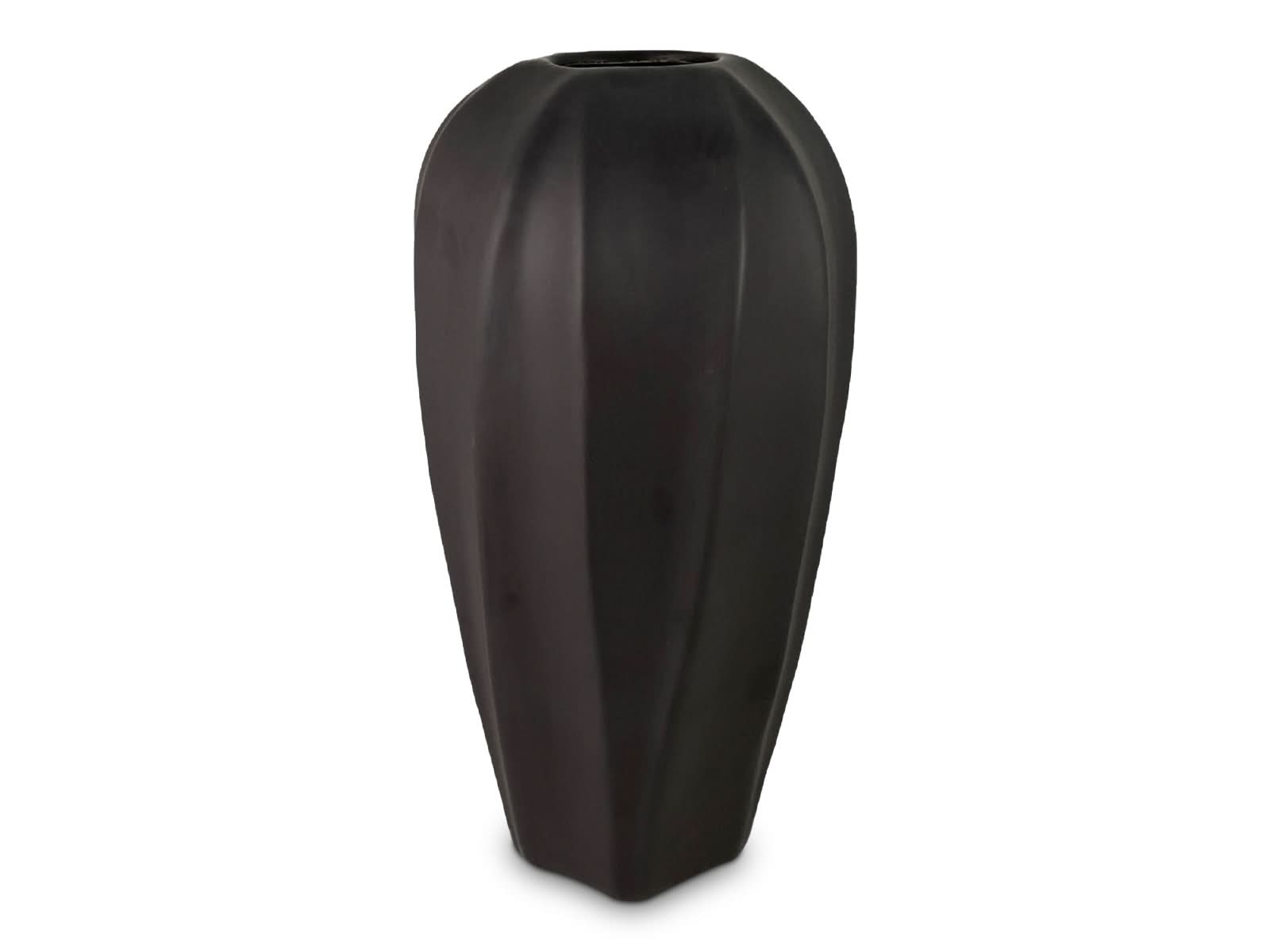 Florero Dolomita 36Cm Negro