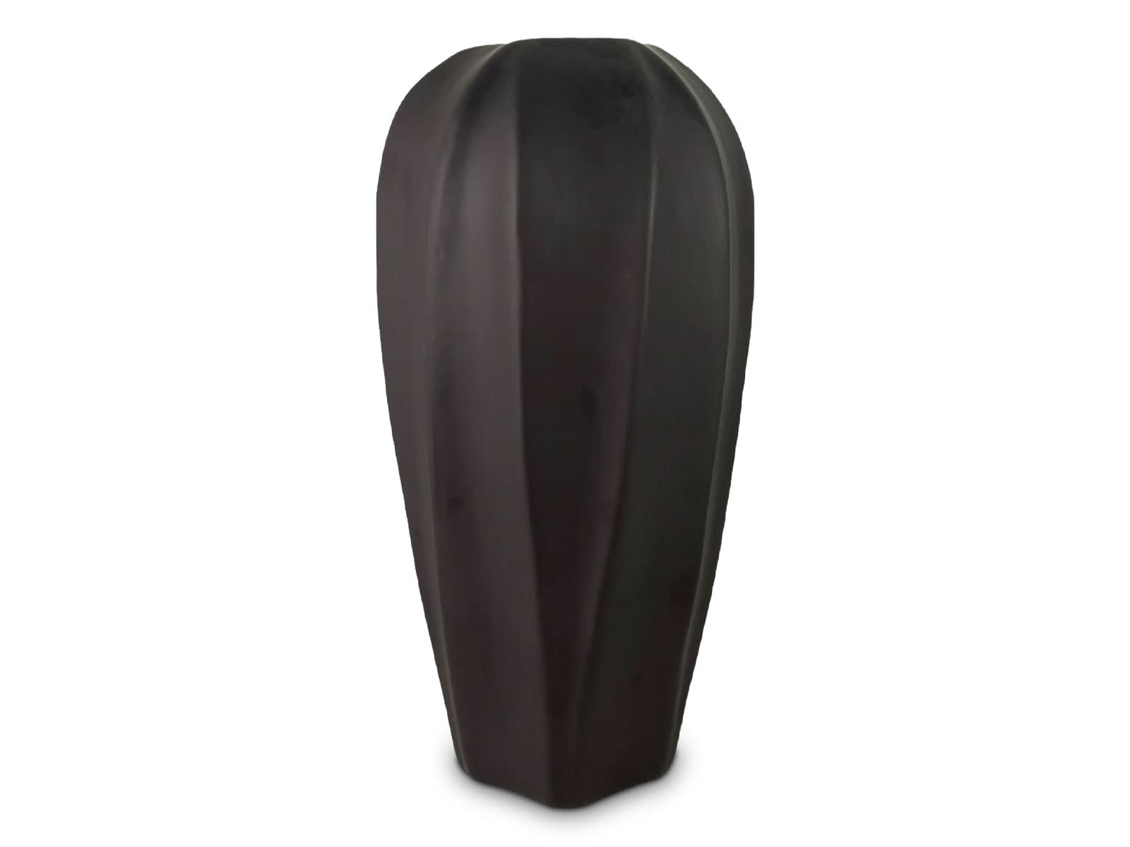 Florero Dolomita 36Cm Negro