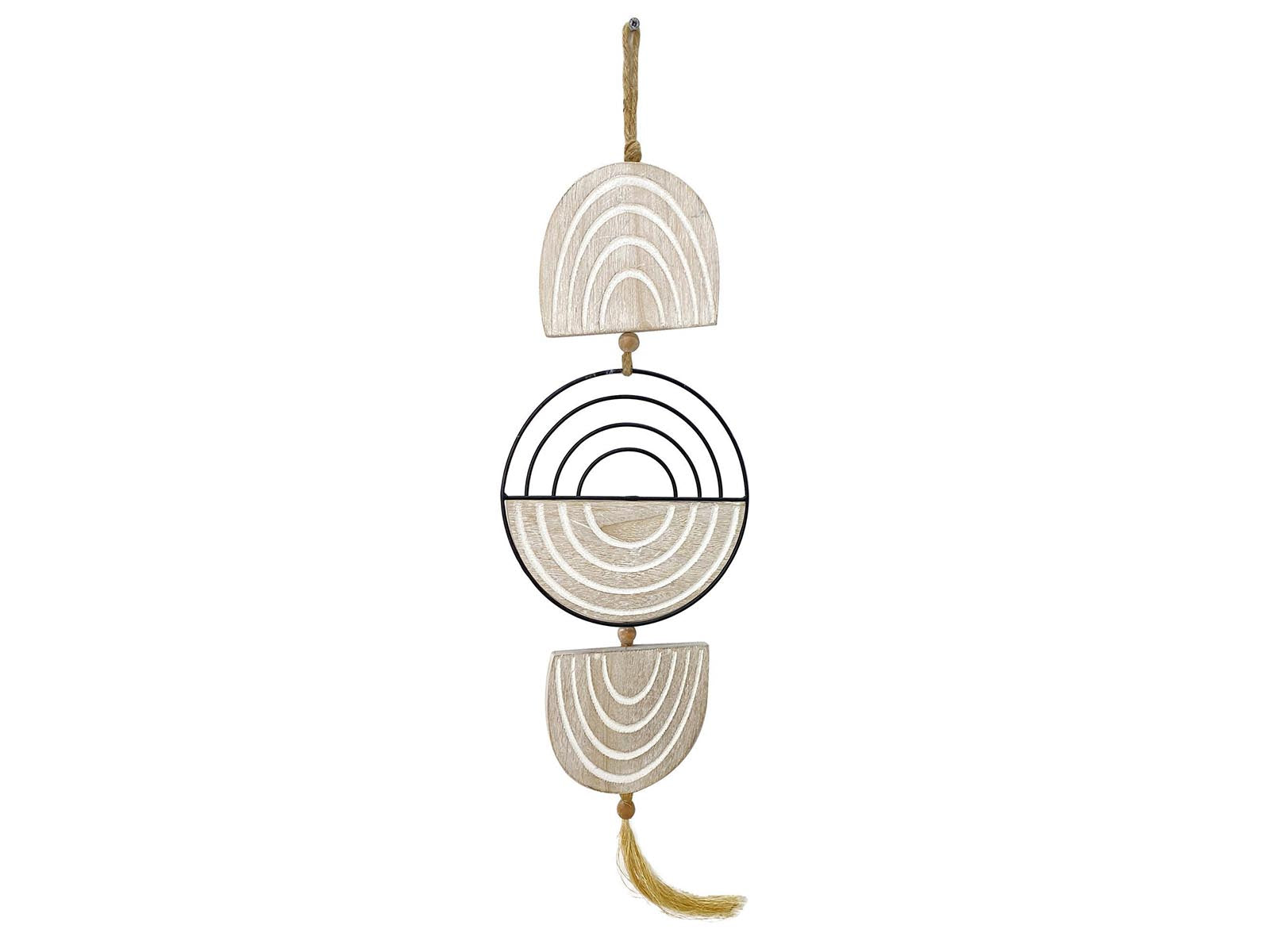 Aplique Pared Madera 76Cm Beige