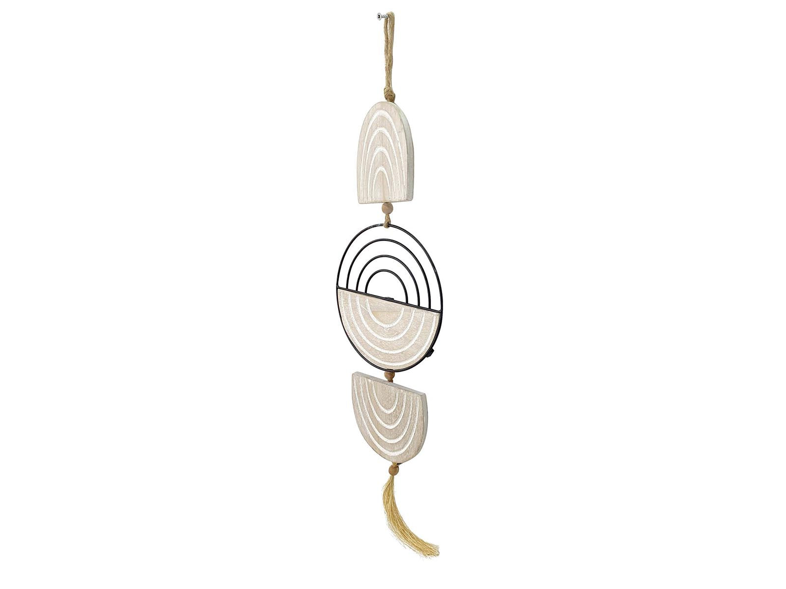 Aplique Pared Madera 76Cm Beige