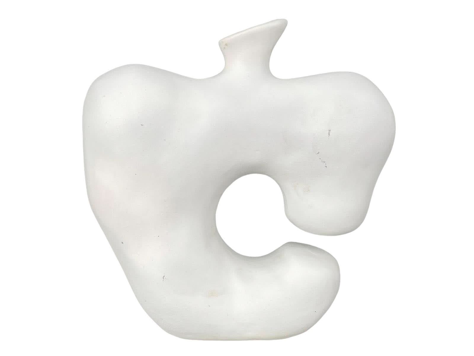 Florero Poliresina 23Cm Blanco